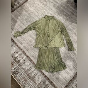 NWOT Satin bridesmaid Pajama set